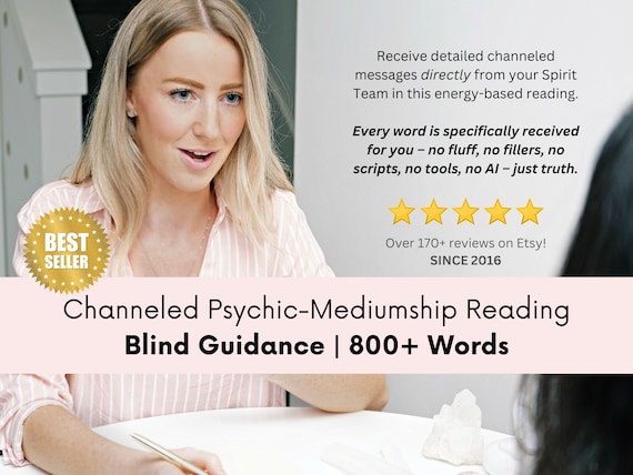 Blind Psychic-Mediumship Reading | 800+ Word Spirit-Led Message | No Tools, Fully Channeled