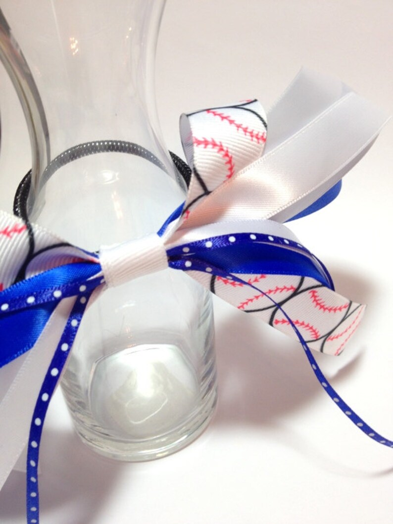 Baseball Hair Ribbon, Sport Hair Ribbons, Yankees Colors, Baseball Fans