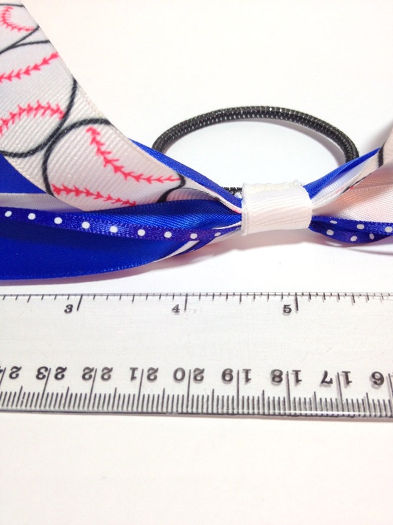 Baseball Hair Ribbon, Sport Hair Ribbons, Yankees Colors, Baseball Fans