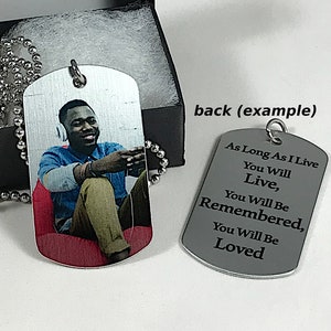 Best Friend Memorial Necklace Dog Tag - In Memory of Friend Dog Tag Necklace - Personalized Necklace Friend in Heaven - Memorial Dog Tag