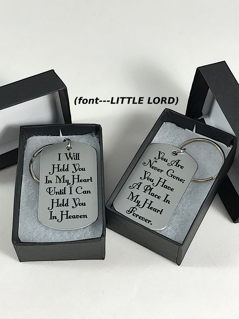 Mom Memorial Dog Tag Keychain in Memory of Mom Keychain Etsy