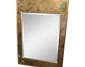 Vintage 1970 39 s LaBarge La Barge Chinoiserie Églomisé Mirror - Artist Signed