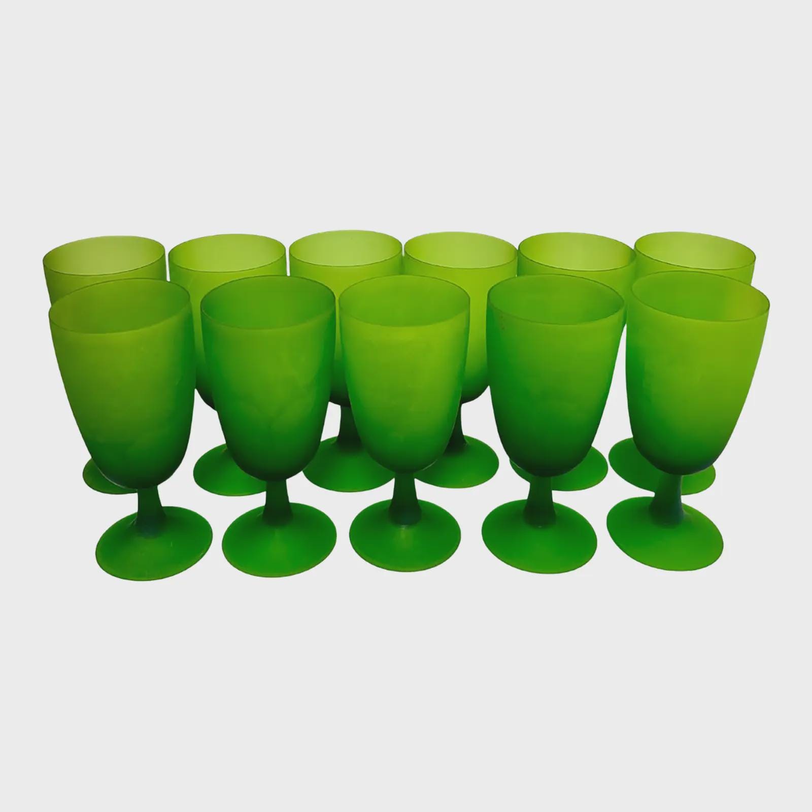 Carlo Moretti Green Wine Glass - Etsy