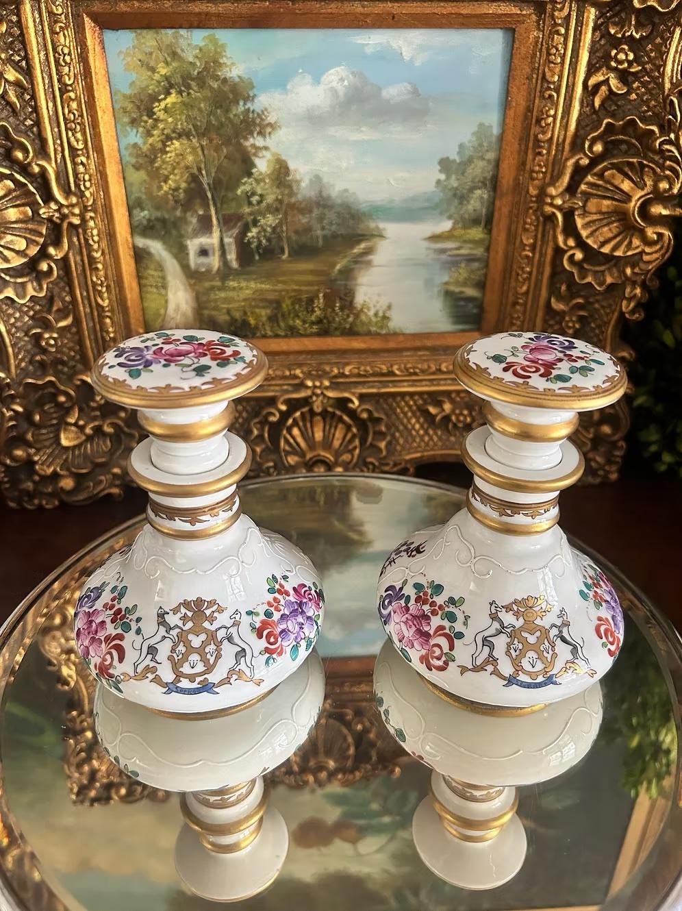 PORCELAINE DE PARIS／ポーセリン・ド・パリス 手彩花入／花器