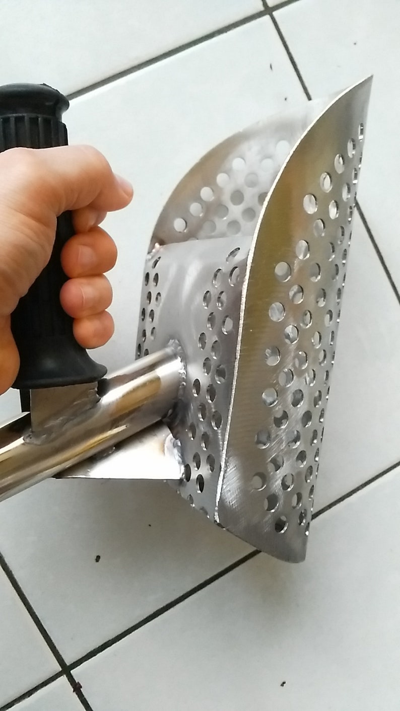 Sand Scoop for Beach Metal Detecting 1.5 mm Stainless Steel Etsy Sand Scoop for Beach Metal Detecting 1.5 mm Stainless Steel Etsy