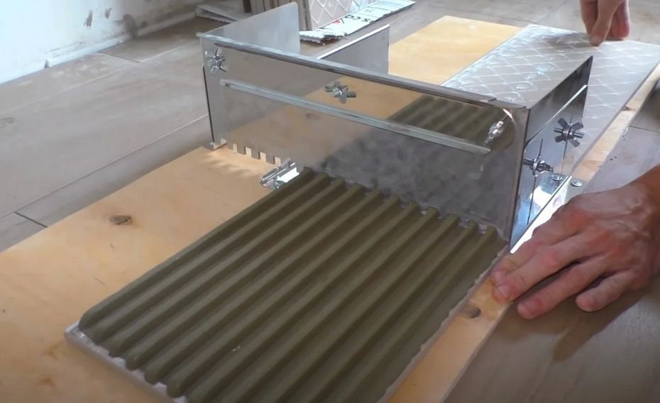 Trowel box Stainless Steel trowel tool TEETH 12*12mm trowel for