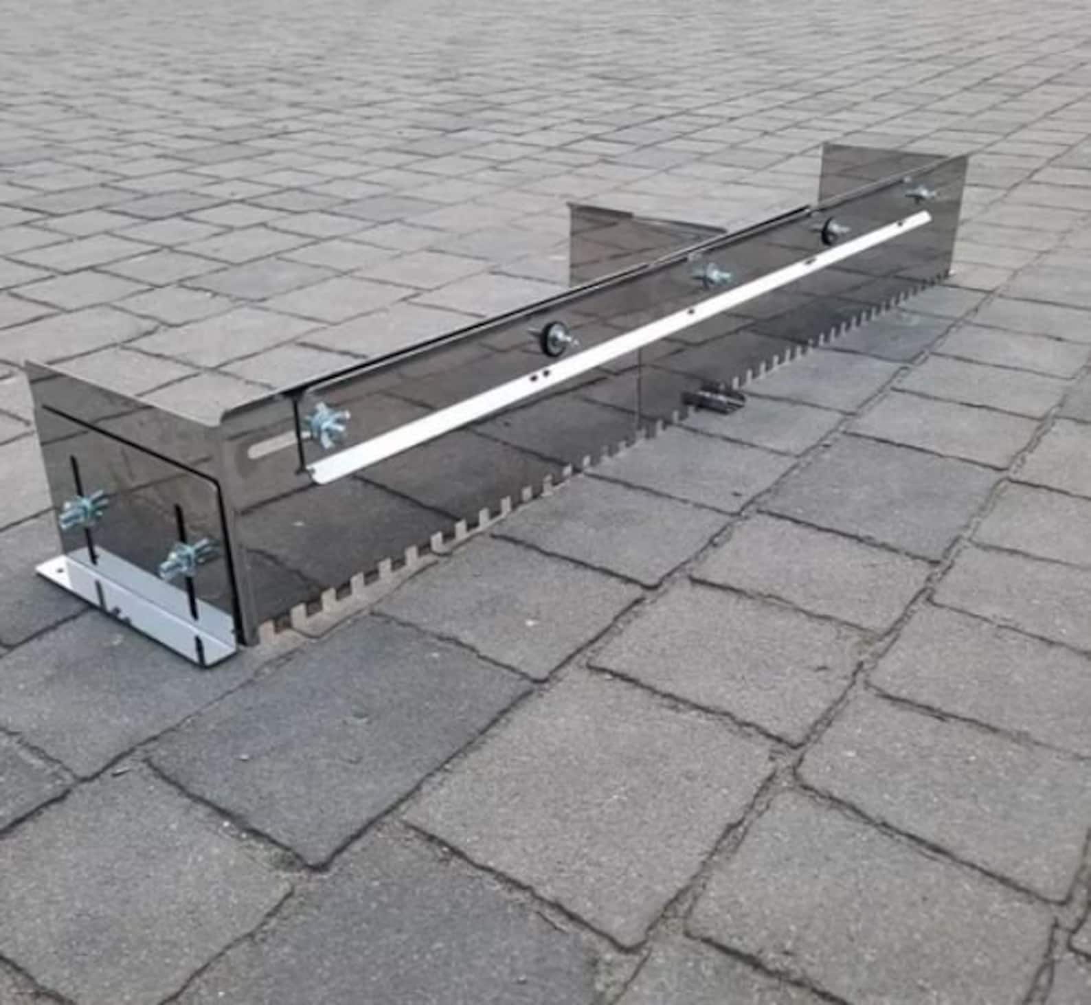 Trowel Box Stainless Steel Trowel Machine Trowel Tool TEETH 814mm/0.31