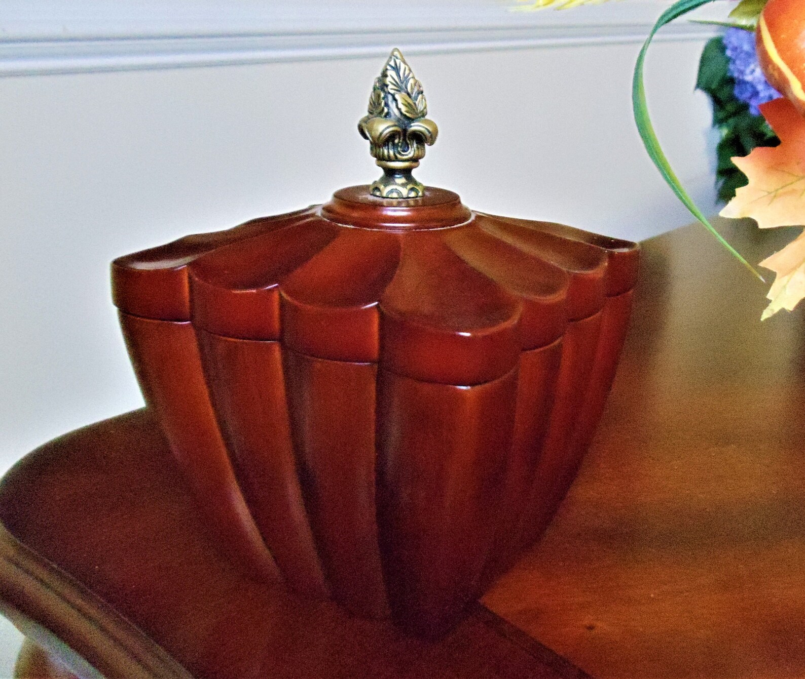 Musical Jewelry Box by Bombay Company Cherry Wood Jewelry Box Etsy