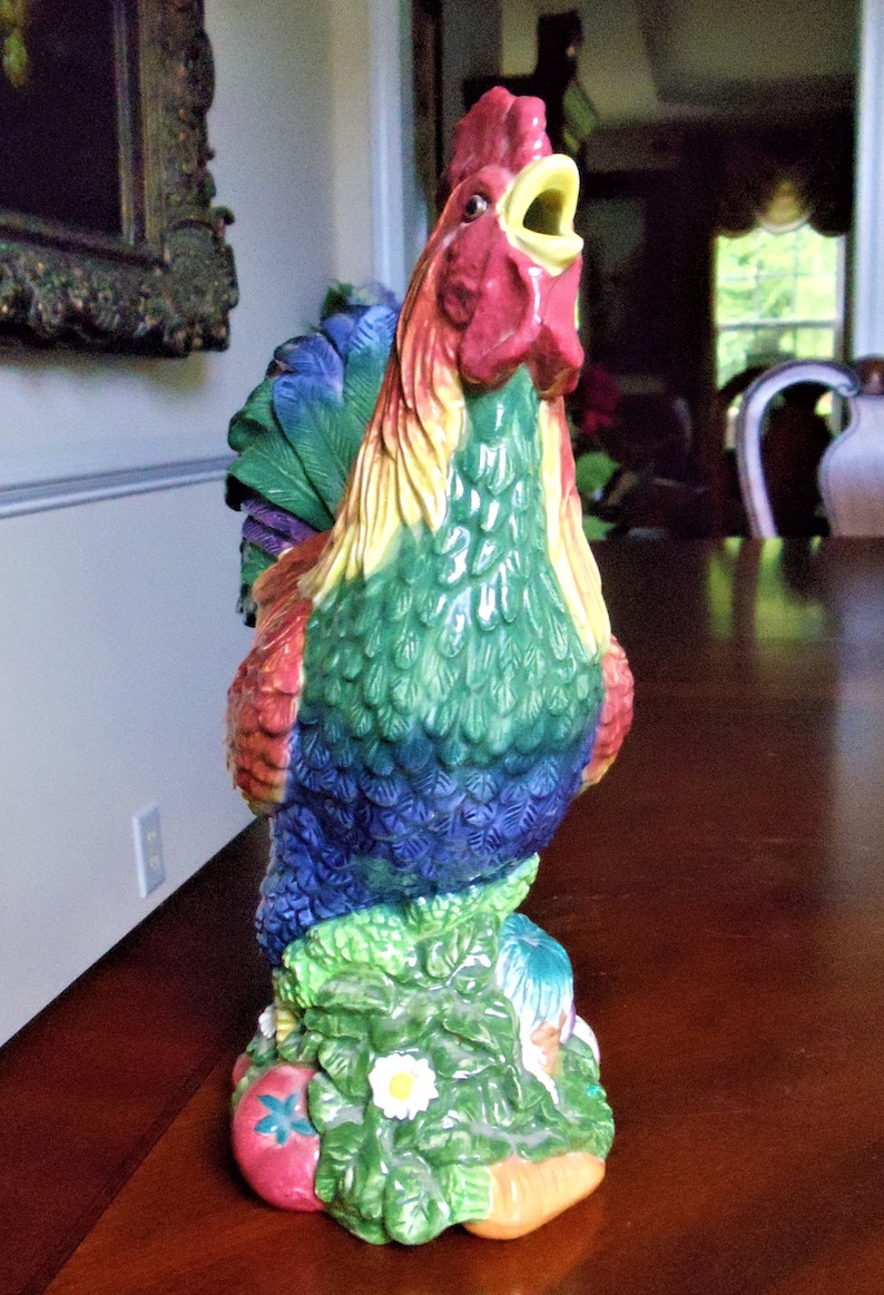 fitz and floyd ceramic rooster