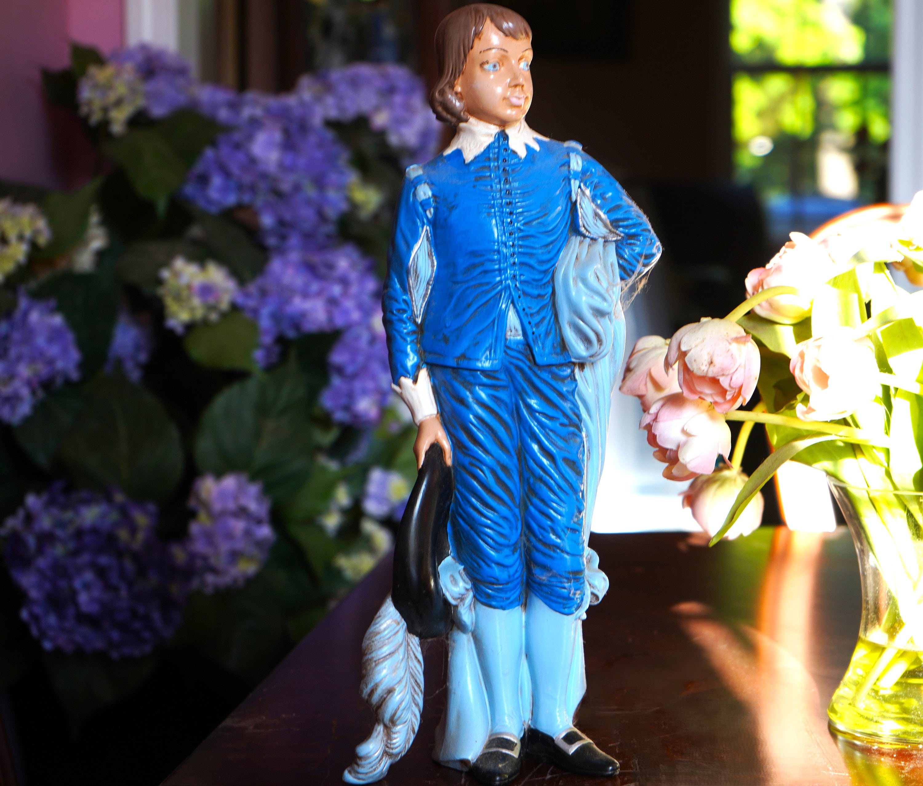 COPY - The blue boy Victorian figurines