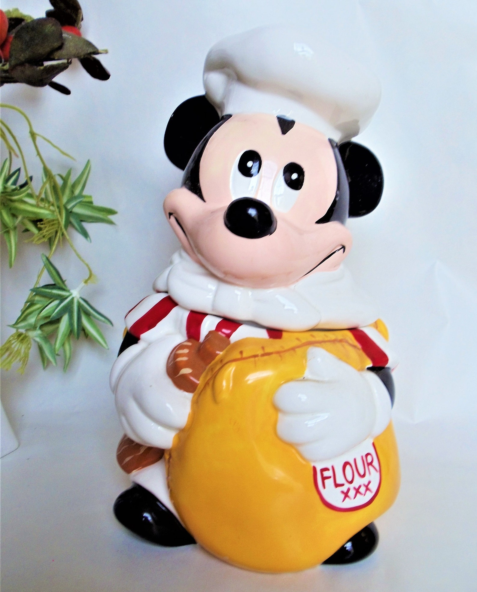 Mickey Mouse Cookie Jar Canister Vintage Happy Mickey Mouse Etsy