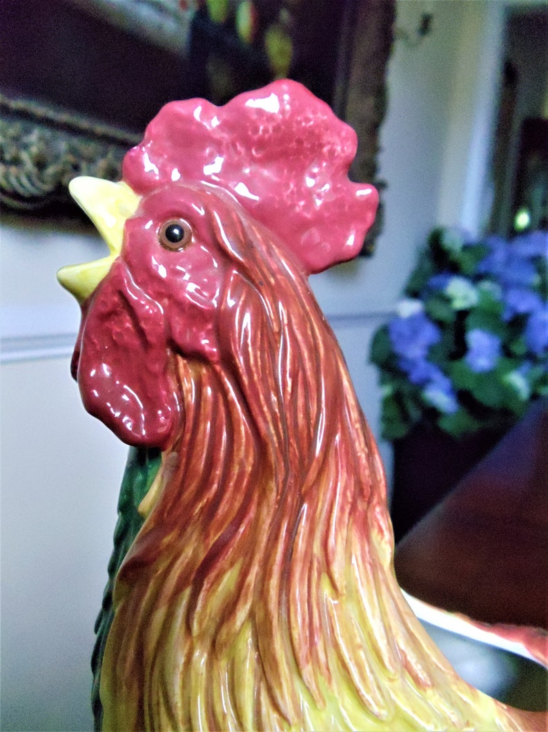 fitz and floyd ceramic rooster