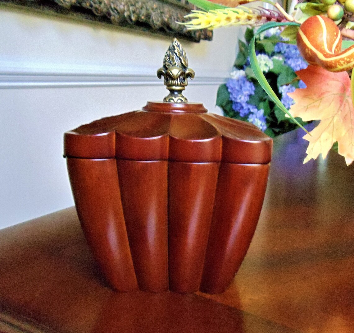 Musical Jewelry Box by Bombay Company Cherry Wood Jewelry Box Etsy