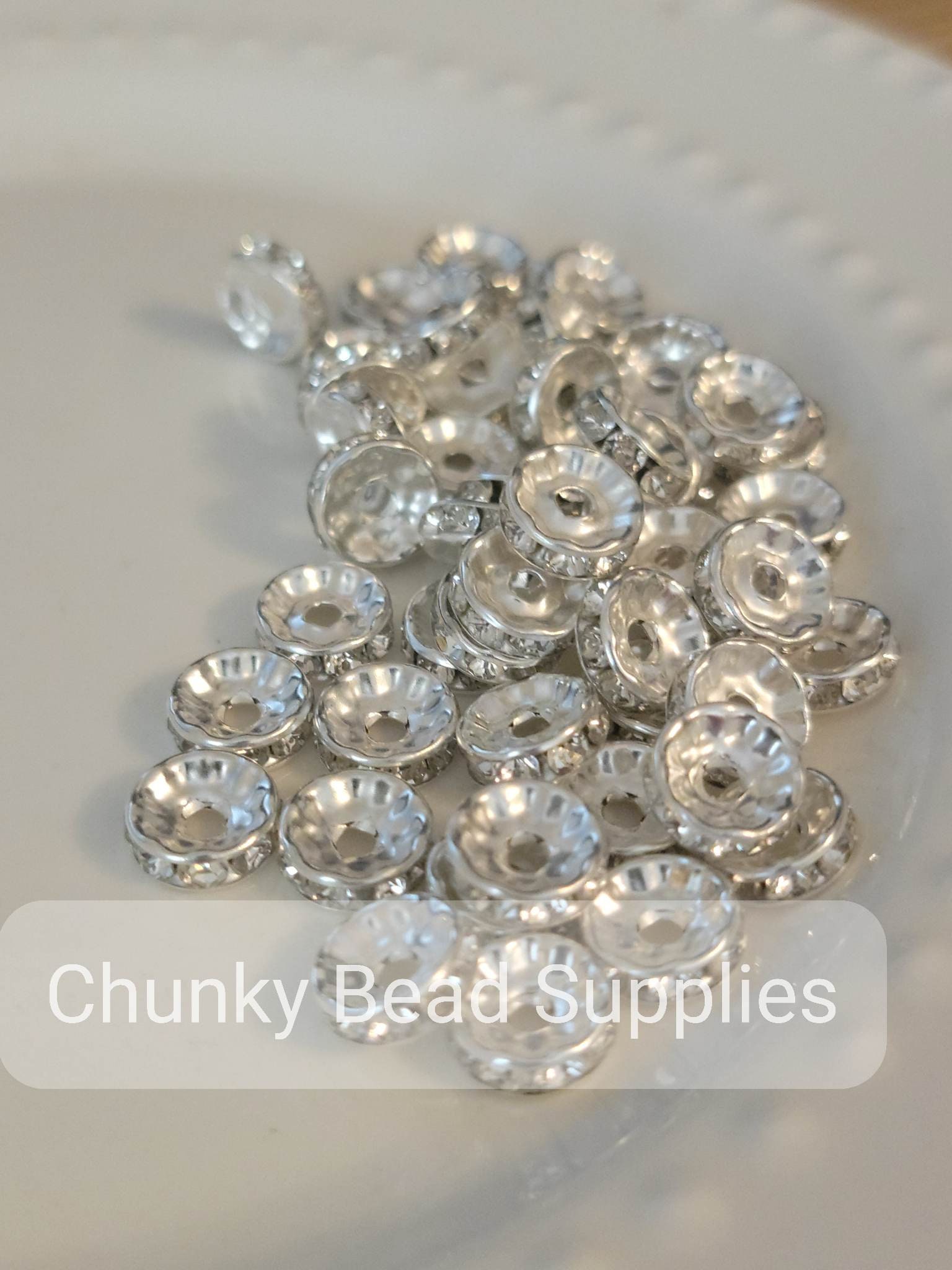 10mm Pearl Bead Spacers – Craftable Supply