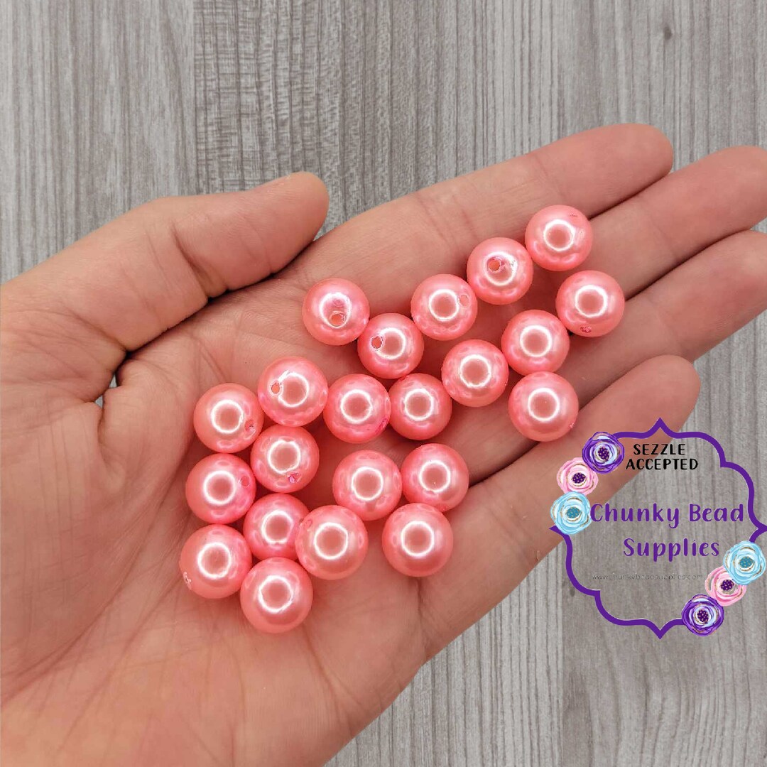 Mulutoo 400-Pack 8mm Gradient Imitation Pearl Beads – Acrylic Rainbow Beads For DIY Jewelry Making - View #6