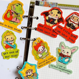 animal families | Kawaii Trinket Die Cut Vinyl Stickers | FREE SHIPPING! | Vinyl Stickers | w0nkk0