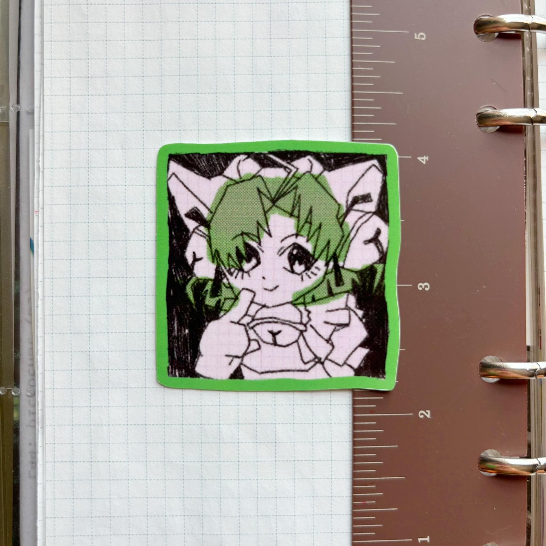 Webcore Stickers Webcore Neko Vinyl Sticker: Cat Girl Kitty Die Cut - Etsy