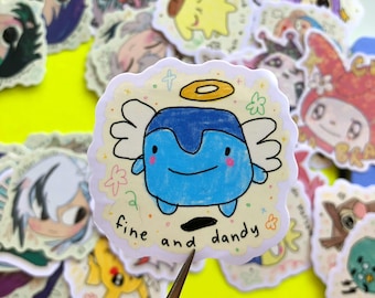 Adesivo in vinile lucido fustellato Tamagotchi