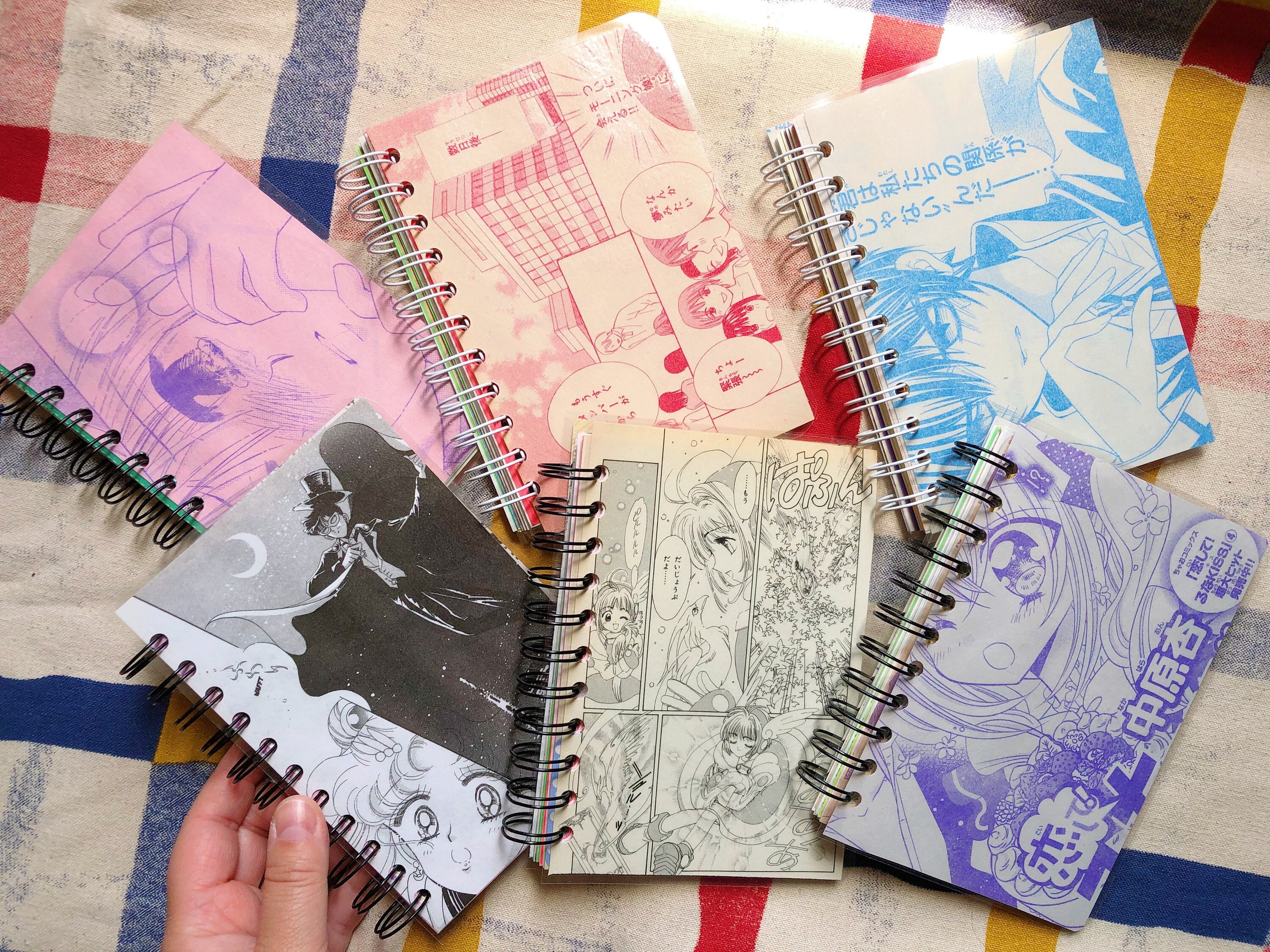 Kawaii Sketchbook, Cute Sketchbook, Pastel Sketchbook, Coptic Stitch  Sketchbook, Coptic Journal, Strawberry Sketchbook, Heart Sketchbook 