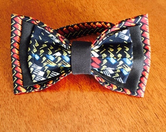 Black African Bow Tie, Unique Bow Tie, Bow Tie, Ankara bow tie, Nigerian bow tie, Bow Tie for men, Bow Tie for women, Bow Tie for kids