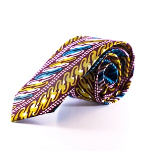 African Fabric Necktie, Men’s Tie, Wedding Tie, Groomsmen Tie