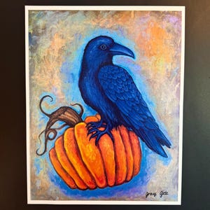 Autumn Crow Print