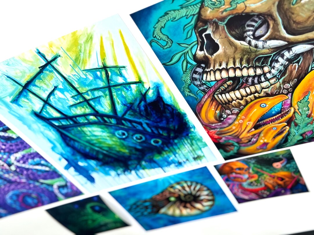 Ocean Printed Ocean Print Bundle - Etsy
