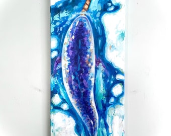 Narwhal original painting