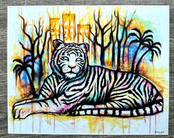 Tiger print 8x10”