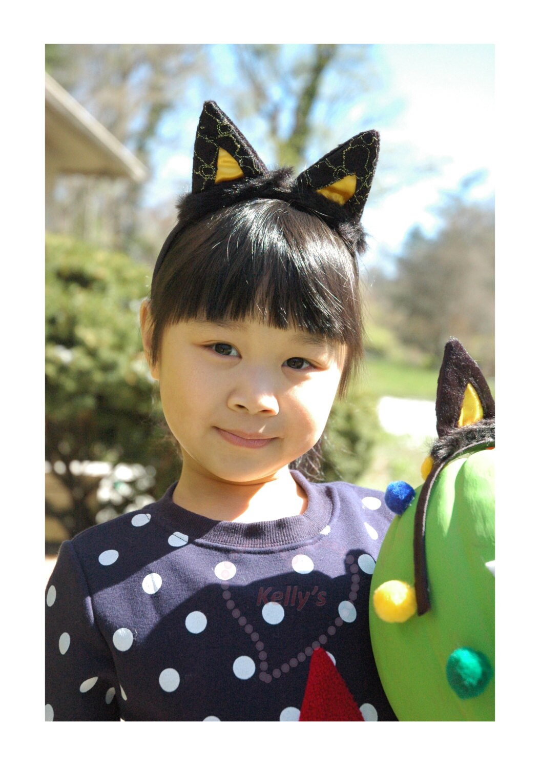Black Cat Ears Toddler Halloween Costumeblack Kitten Ear Etsy Australia