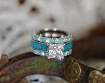 The Blue Nile Falls Turquoise Engagement Ring Turquoise Wedding