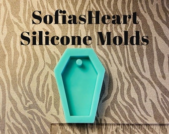 Small Keychain Coffin Silicone Mold, Silicone Mold, Silicone Mold Resin, Mold, Clay Mold, Wax Mold, Handmade Mold, Resin Mold, Custom Mold