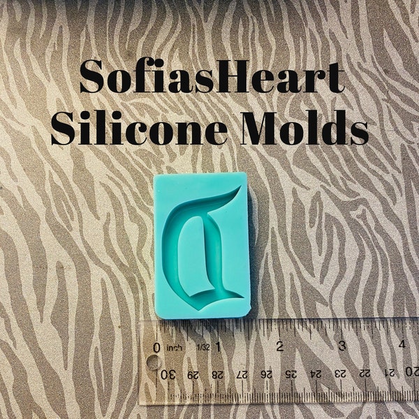 Letter D Silicone Mold, Silicone Mold, Silicone Mold Resin, Soap Mold, Clay Mold, Wax Mold, Handmade Mold, Resin Mold, Custom Mold, Resin