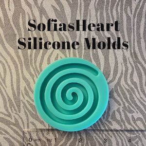 Spiral Silicone Mold, Silicone Mold for Resin, Silicone Soap Mold,Silicone Wax Mold, Handmade Mold, Resin Casting Mold, Custom Silicone Mold