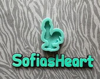 Rooster Character Silicone Mold, Chicken Mold, Character Mold, Hawaiian Mold, Silicone Mold, Resin Mold, Wax Mold, Custom Mold, Handmade