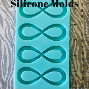 Multiple Infinity symbols mold, Infinity Mold, Silicone Mold, Silicone Mold Resin, Soap Mold, Clay Mold, Wax Mold, Handmade Mold, Resin Mold