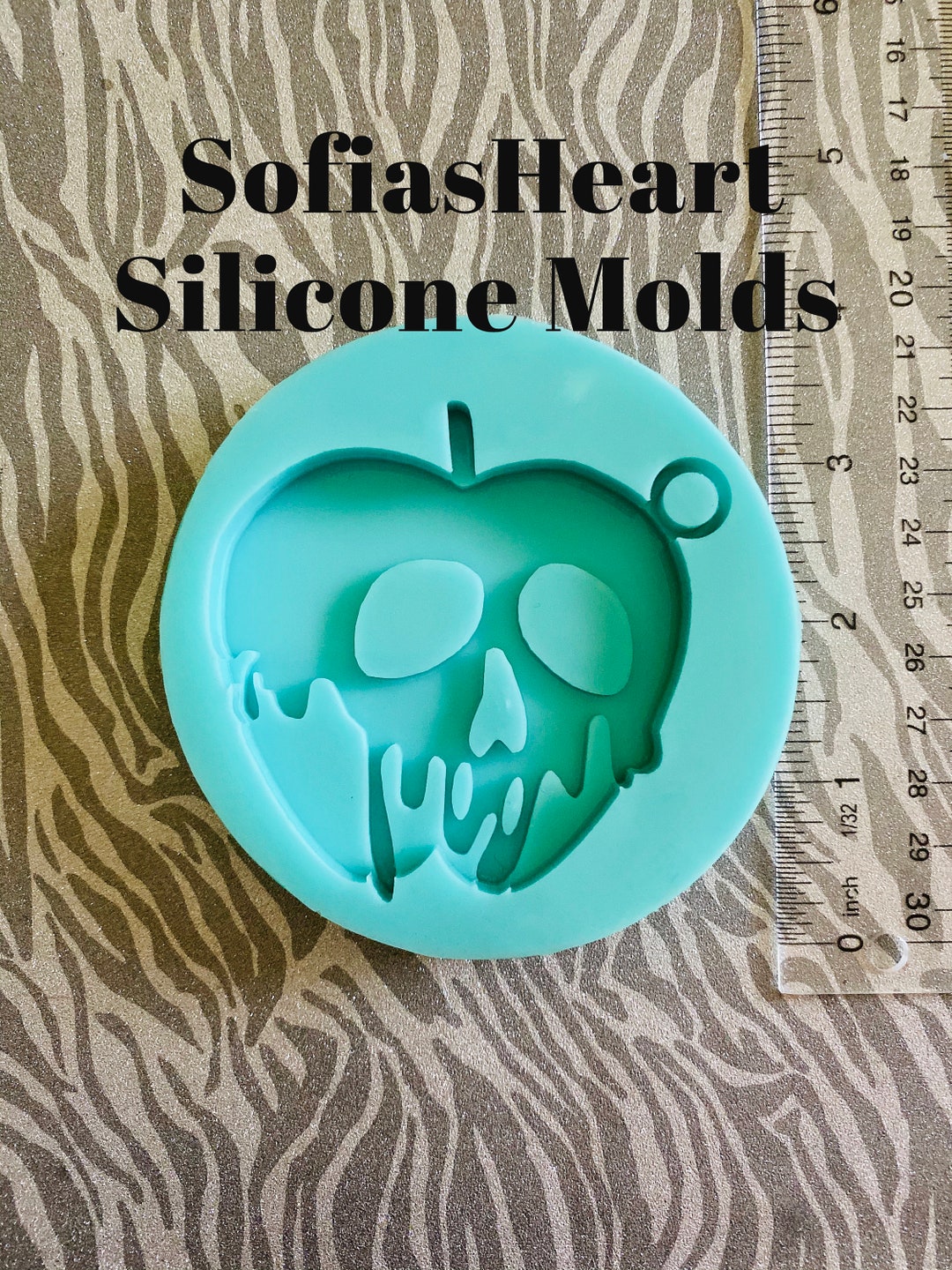 Poison Apple Keychain Silicone Mold Etsy