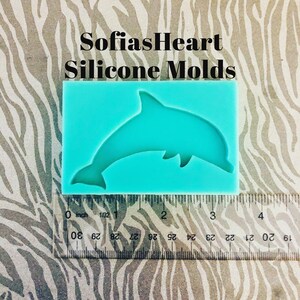 Dolphin Silicone Mold, Uv Resin Mold, Silicone Mold, Soap Mold, Clay Mold, Mold, Wax Mold, Resin Mold, Cute Mold