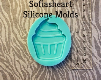 Cupcake Silicone Mold, Food Mold, Silicone Mold, Custom Mold, Clay Mold, Wax Mold, Soap Mold, Resin Mold, Handmade Mold, Cute Silicone Mold