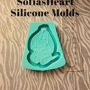 Eeyore Shaker Silicone Mold, Uv Resin Mold, Silicone Mold, Soap Mold, Clay Mold, Mold, Wax Mold, Resin Mold, Cute Mold