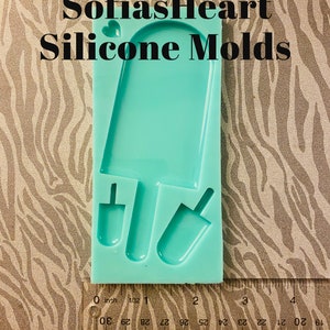 Large Popsicle Silicone Mold, Uv Resin Mold, Silicone Mold, Soap Mold, Clay Mold, Mold, Wax Mold, Resin Mold, Cute Mold