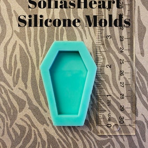 Small Coffin Silicone Mold, Cute Silicone Mold, Soap Mold, Handmade Mold, Resin Mold, Custom Mold, UV Resin Mold Regular Edges