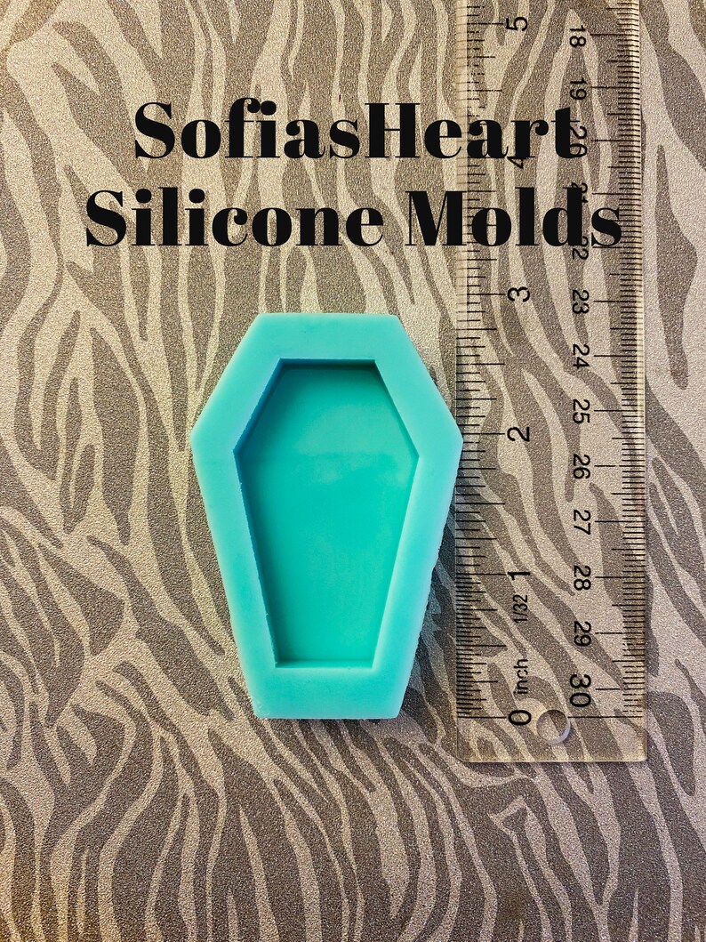 Small Coffin Silicone Mold, Cute Silicone Mold, Soap Mold, Handmade Mold, Resin Mold, Custom Mold, UV Resin Mold Regular Edges