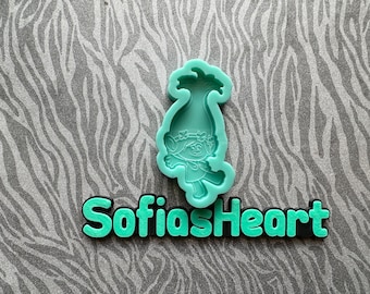 Cute Girl Silicone Mold, Christmas Silicone Mold, Silicone Mold, Silicone Mold Resin, Mold, Wax Mold, Handmade Mold, Resin Mold, Custom Mold