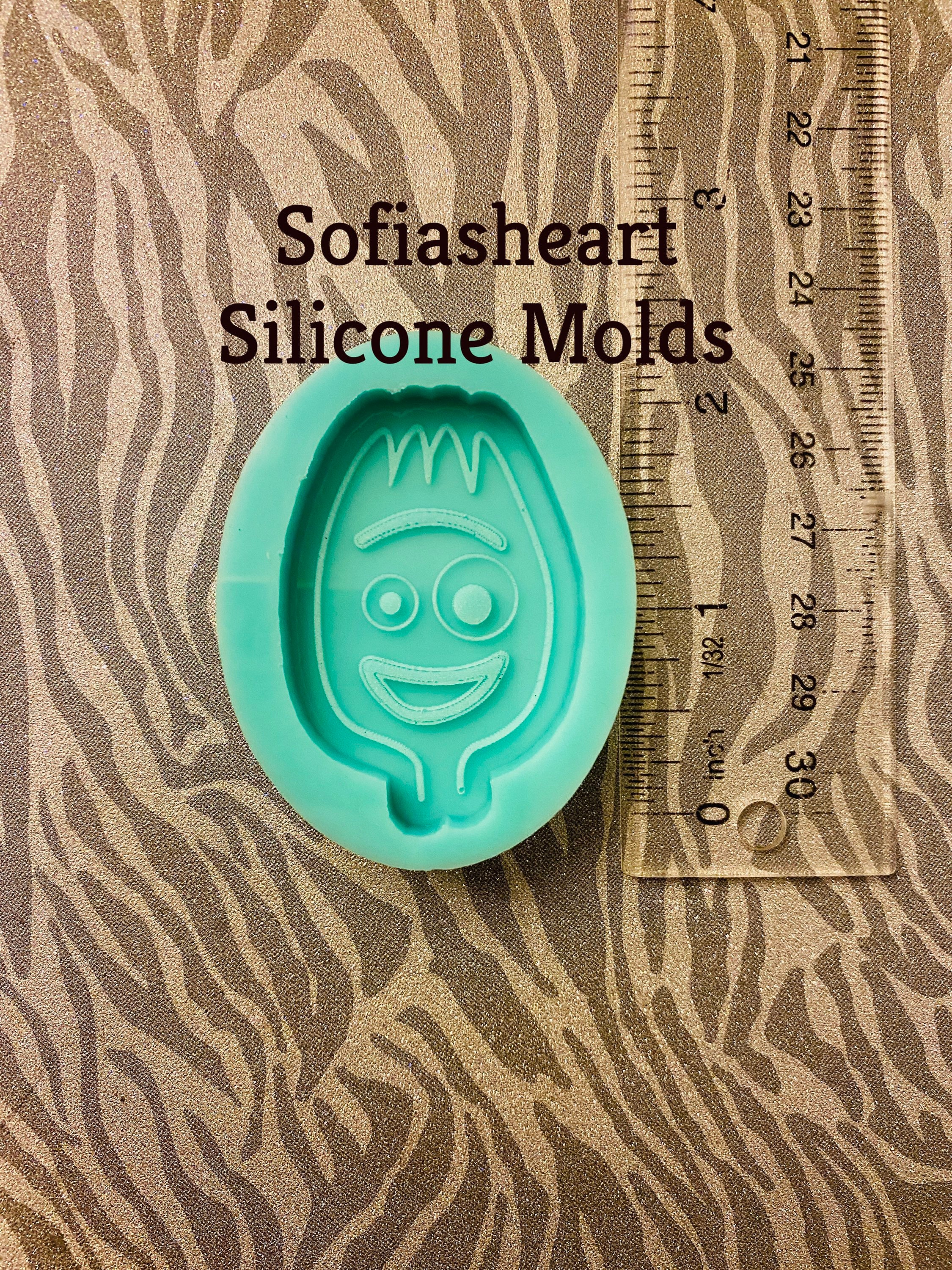 Forky Silicone Mold, Forky Mold, Silicone Mold, Silicone Mold Resin, Soap Mold, Clay Mold, Wax Mold, Handmade Mold, Resin Mold, Custom Mold