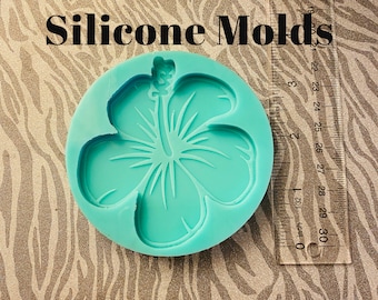 Hibiscus Flower Silicone Mold, Silicone Mold for Resin, Soap Mold, Clay Mold, Wax Mold, Handmade Mold, Resin Casting Mold, Custom Mold