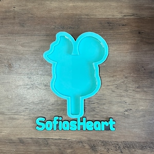 Large Mickey Bitten Ice Cream Silicone Mold, Mouse Silicone Mold, Ice Cream Mold, Tray Silicone Mold, Coaster Silicone Mold, Resin Mold