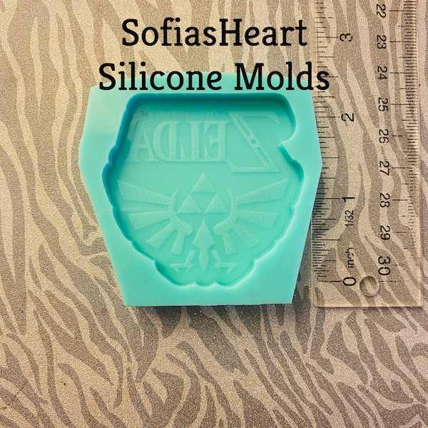 Game Crest Engraved Silicone Mold