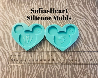 Love Mouse Engraved Silicone Mold