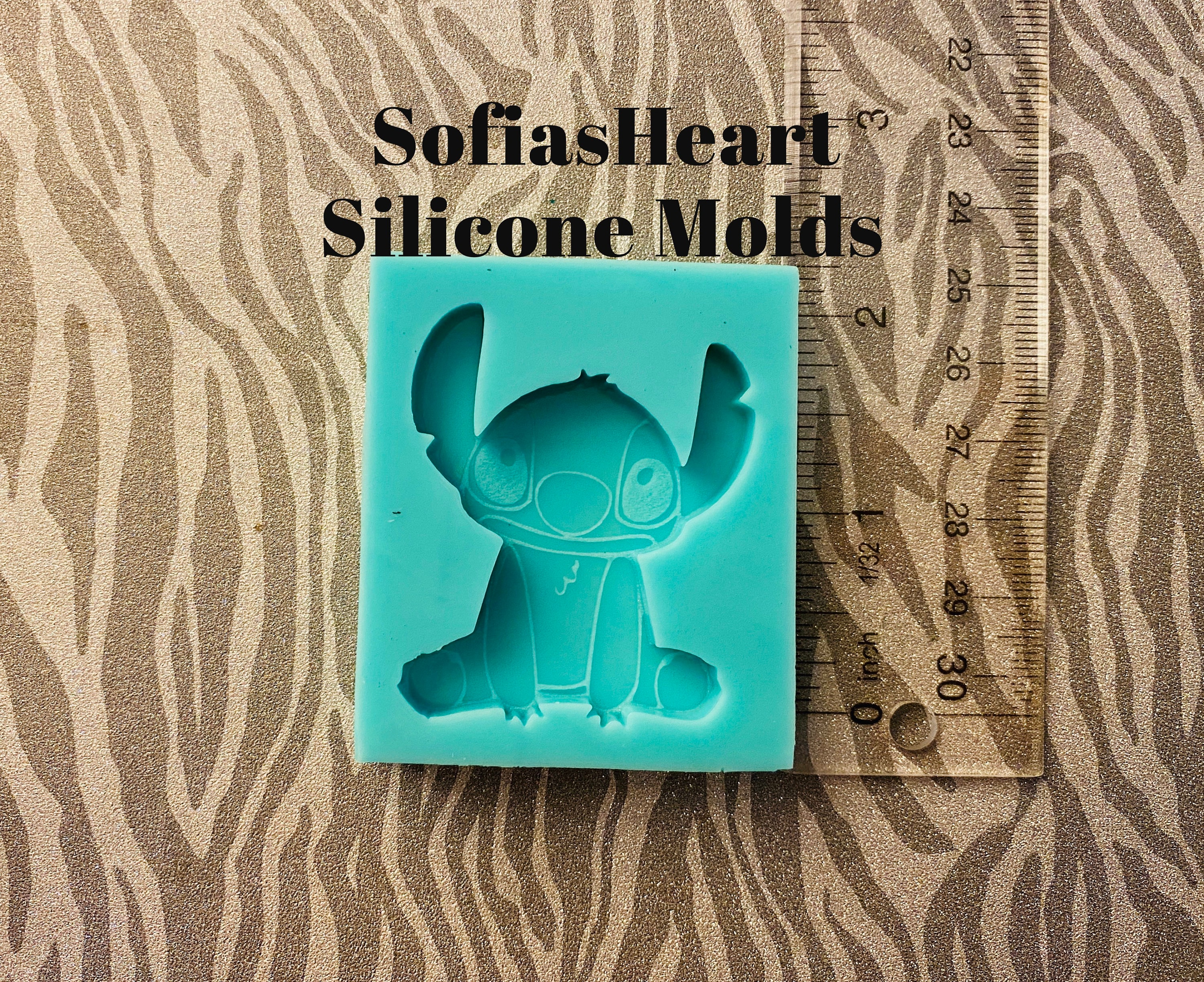 Disney Parks Stitch Straw & Silicone Ice Mold Tray Lilo & Stitch ~ NEW /  Sealed